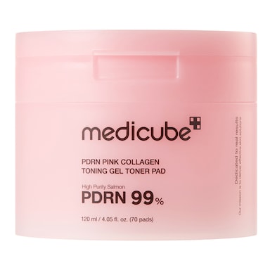 MEDICUBE PDRN Pink Collagen Toning Gel Toner Pad